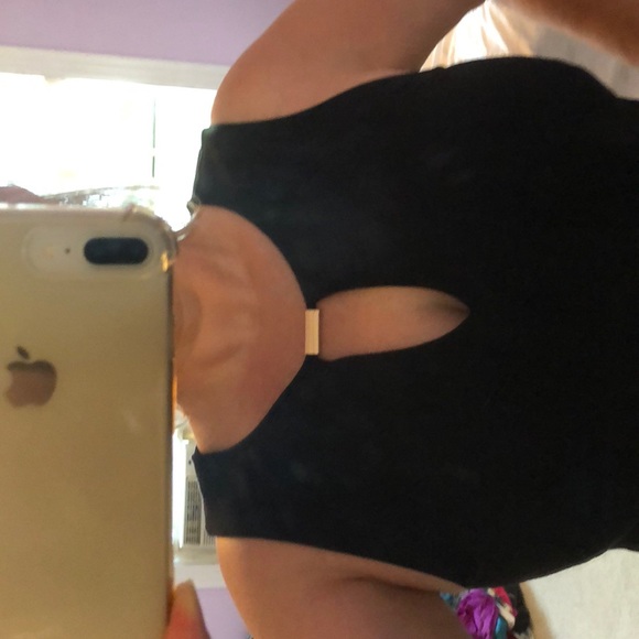 Ann Taylor Navy Midi Dress - Picture 3 of 8